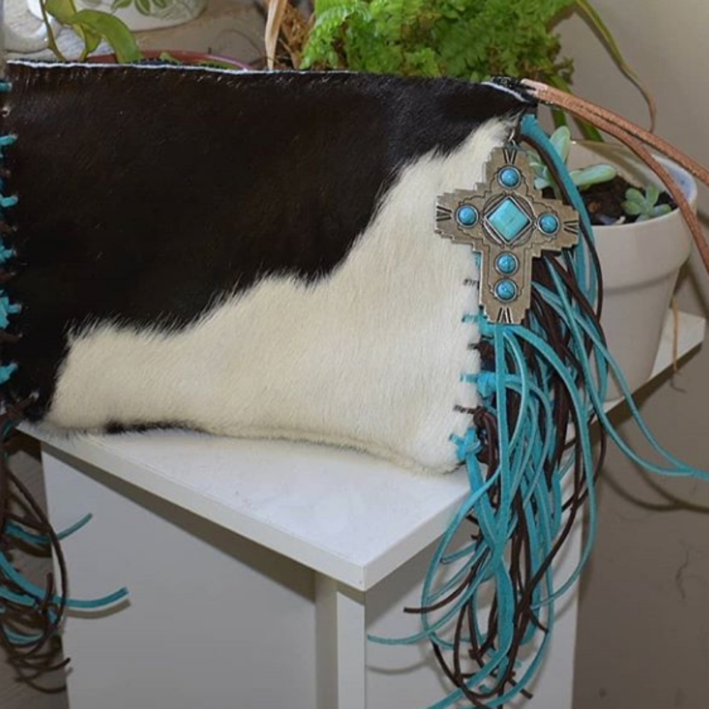 Cowhide Clutch